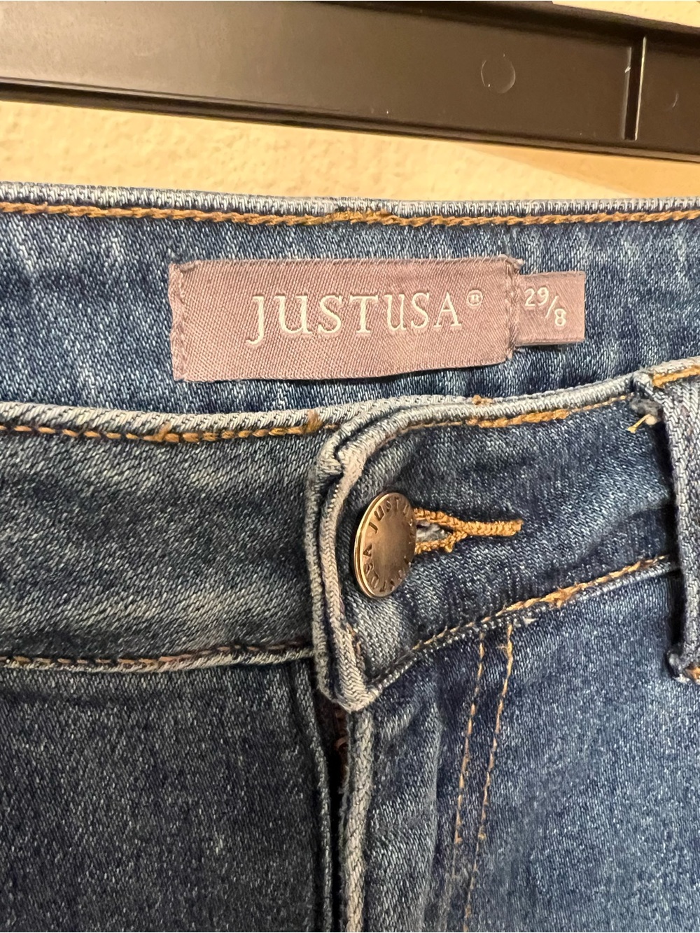 Just USA High-Rise Dark Blue Denim Jeans